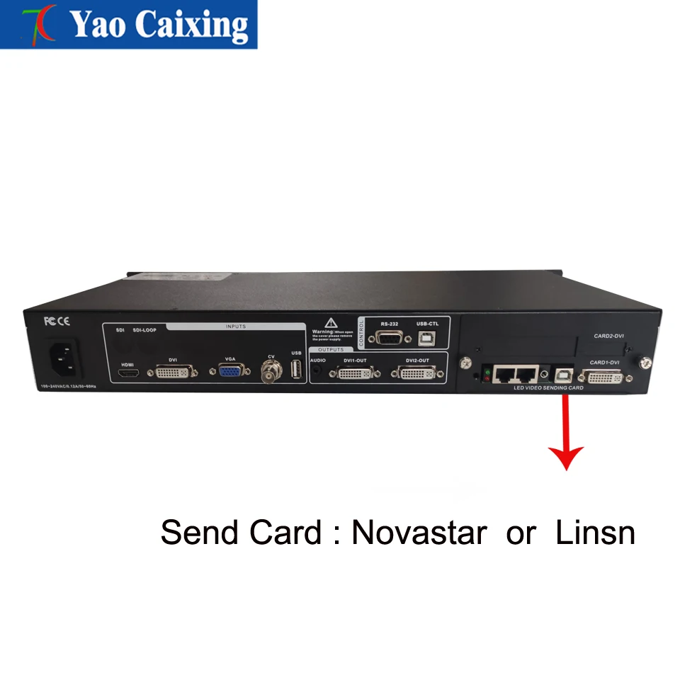 Novastar O Linsn Invia Scheda Processore Video Compatibile Hdmi/Controllo Usb Display A Colori A Colori