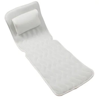 

Bath Cushion 3D Mesh Layer Pillow Super Thick Soft Quick Dry Spa Bathtub Mat Mattress Home Large Non-Slip Breathable Suction Cup