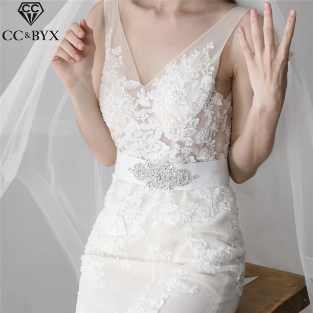 CC Bride Girdle Gown Dresses Belt For Women Bridal Wedding Dresses