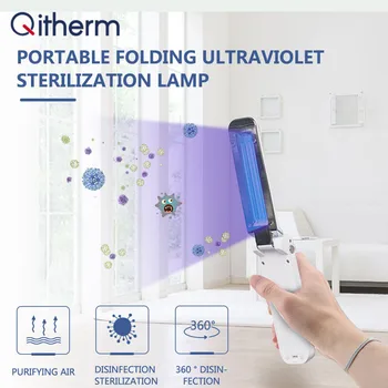 

2W Ultraviolet UV Sterilizer Light Foldable Sterilization Lamp Ultraviolet light for disinfect bacterial kill mites Mites Lights