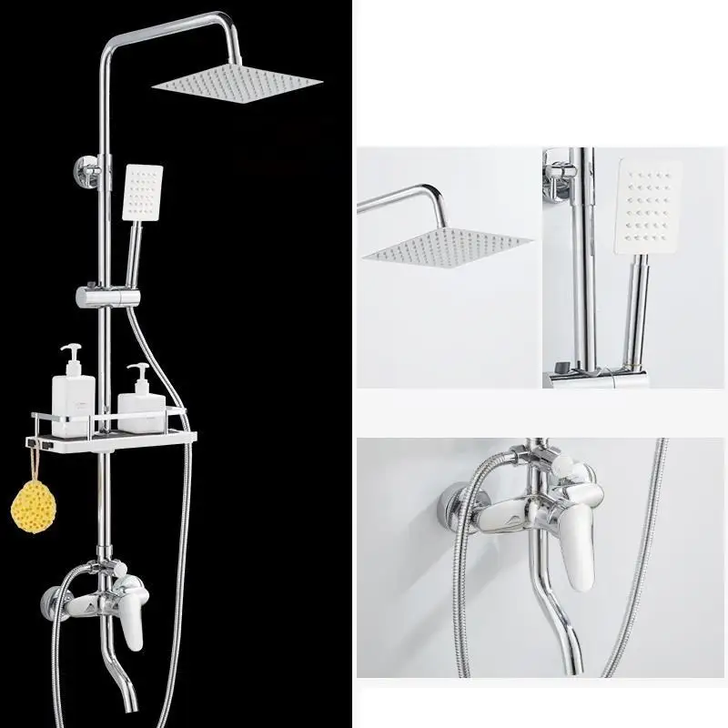 Черный Dusche Duschset Piscina Preto Regadera De Dusch система Choveiro панель Ducha Chuveiro Do Banheiro Душевая система для ванной комнаты - Color: MODEL B