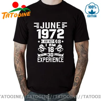 

December Of 1972 BIRTH YEARS T shirt September October November T-shirt January February March April May June July August Shirt