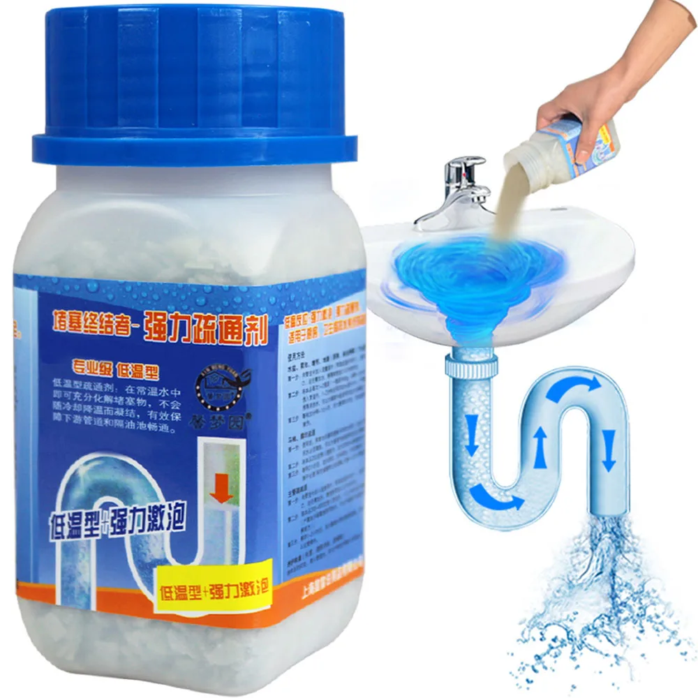 268 g Biological Enzyme Strong Pipe Dredge Agent Dredging Agent Kitchen Sink Sewer Toilet cleaning Blockage Dredge Agent waste c high quality home and living pipe cleaning powder kitchen toilet pipe dredge agent