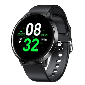 

Bluetooth Smart Watch K12 Heart Rate Blood Pressure Oxygen Monitor IP68Waterproof Ultra-thin Music Control Weather Push Bracelet