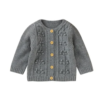 

Baby Sweaters Cardigans Autumn Winter Newborn Girls Knitwear Tops Button-up Toddler Infant Knitted Jackets01