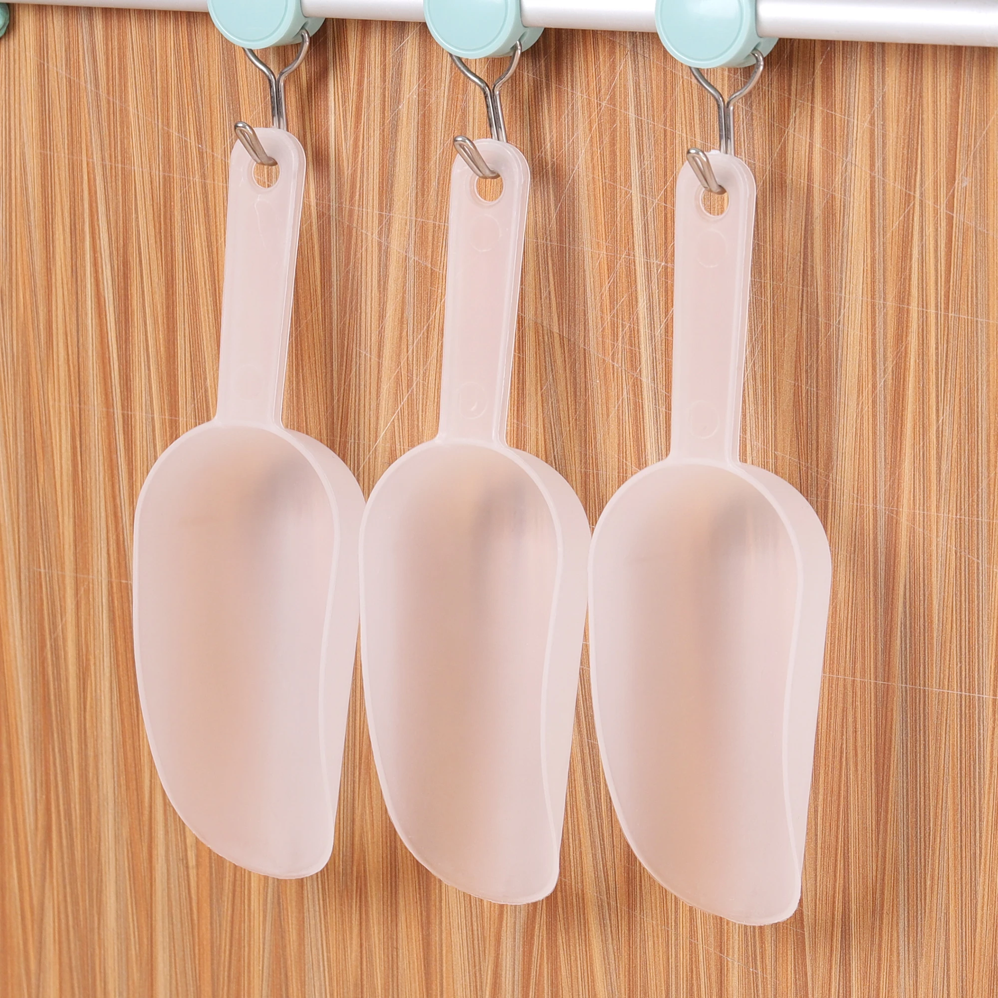 1PC Mini Plastic Ice Shovel Flour Food Candy Bar Ice Cream Scoop Tablespoon Measuring Scoops Shovels Party Kitchen Gadgets