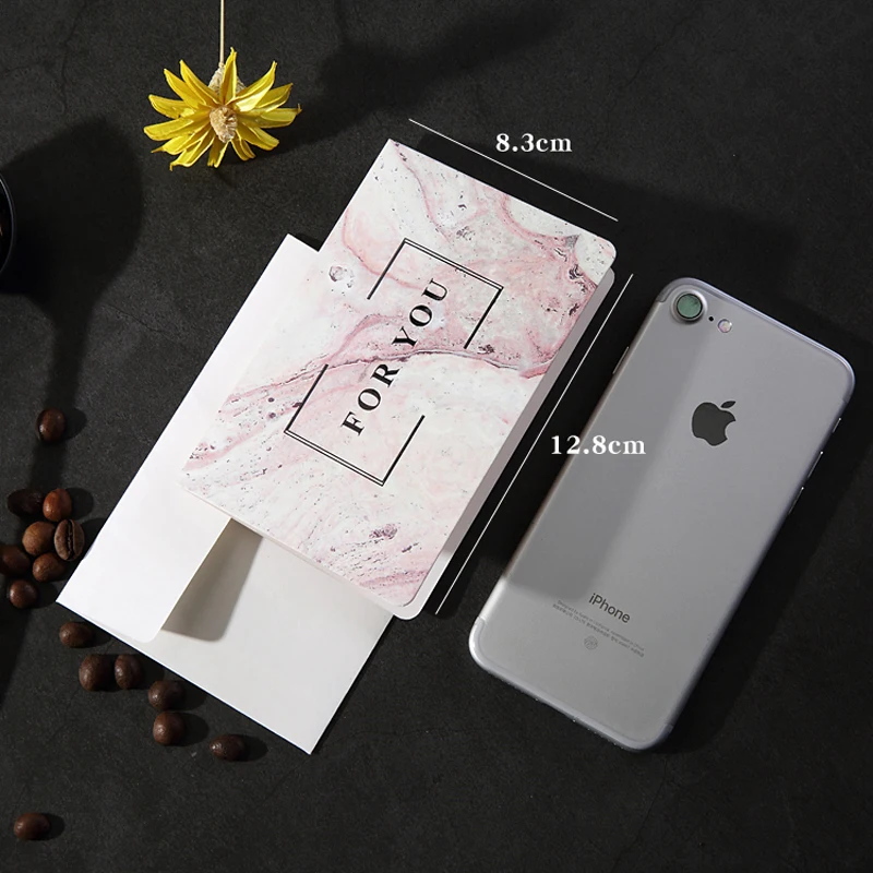  1pcs Birthday Marble Grain Invitations Postcards Festival Greeting Card For Wedding Party - 4.00045E+12