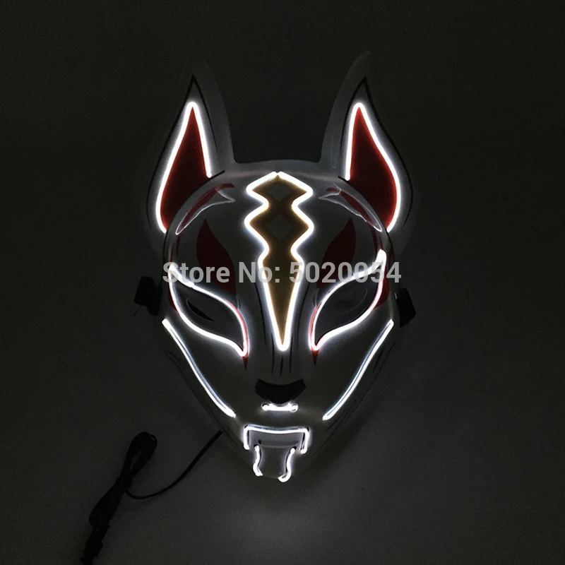 Anime Costumes Hot Sales LED Mask Glowing Halloween Party Mask Rave Mask Carnival Party Costume DJ Party Light Up Masks Anime Cosplay Props spider woman costume