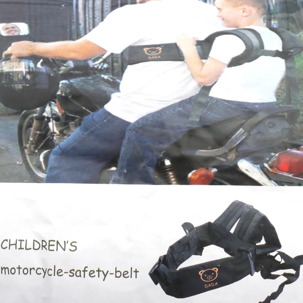 Motorcycle adjustable Safety Strap Kids Seat Belt Body Fixation Band Protect