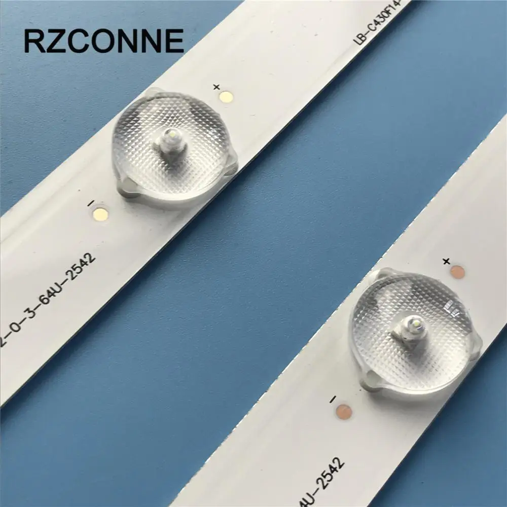 LED Ʈ Ʈ  10 , SVJ430A07 Rev07 R LŸ, 43 ġ TV, LED43D7200I LB-C430F14-E1-L-G1-SE1 SE2, 855mm