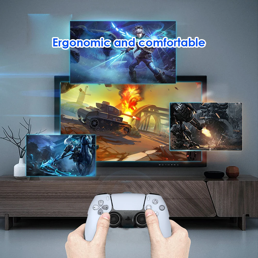 3.5mm Wireless Bluetooth Gamepad Keyboard Controller Chat Pad For SONY PS5 Dual Sence Joystick Built in Speaker Gamepad Keyboard