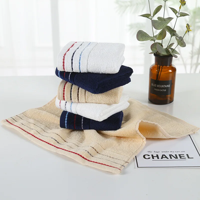  Small Tower Square Square White Adult Small Handkerchief Kerchief Face Wash Square Household