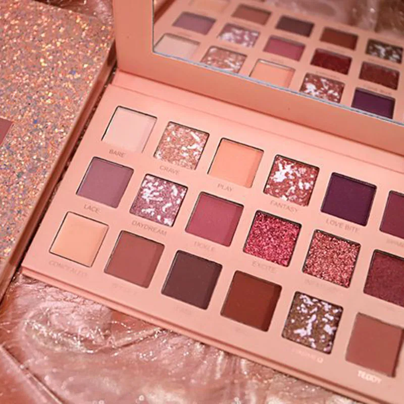 Eyeshadow Palette 18 Colors Matte Glitter Long Lasting Waterproof Beauty for Women WH998