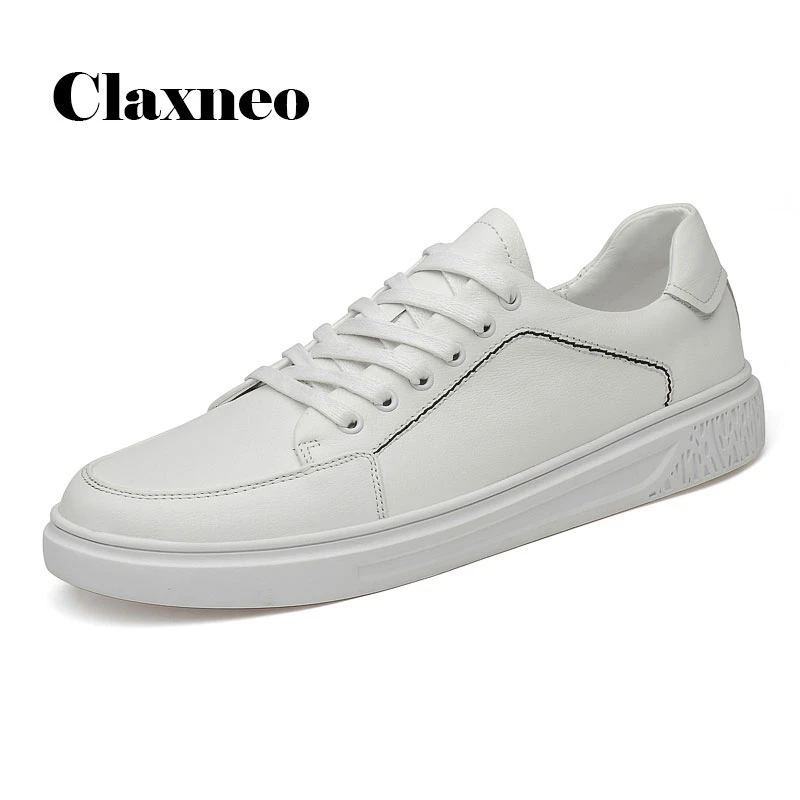 Zapatillas de deporte de cuero natural para hombre, calzado informal, suave, color para primavera y verano, 2021|Zapatos informales de hombre| - AliExpress