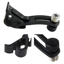 Крепление Ударопрочный барабан обод Регулируемая универсальная подставка зажим музыкальный инструмент микрофон Зажим пластиковый держатель для сцены аксессуары