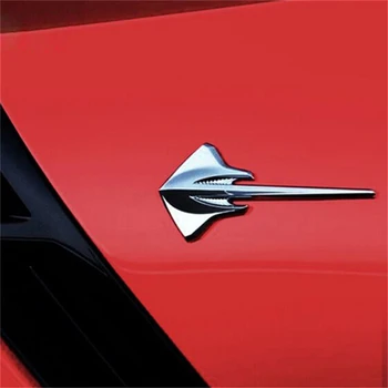 

1Pcs 3D Metal Stingray Car Moto stickers Logo Emblem Badge Car Styling for Universal Cars Motorcycle Decorative Accessories