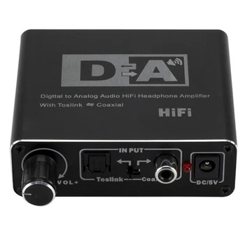 

SOONHUA Digital Analog Converter Optical Coaxial In And RCA Out Digital To Analog RCA L/R 3.5mm Audio Converters