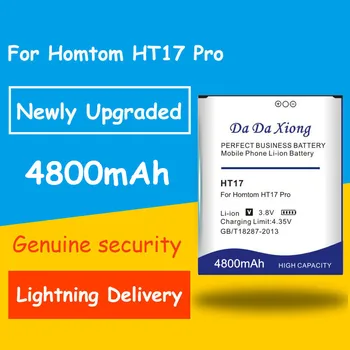 

Hot Selling 4800mAh HT17 Battery for Homtom HT17 / HT17 PRO Replacement Mobile Phone Accumulator battery Mobile Phone Chargers