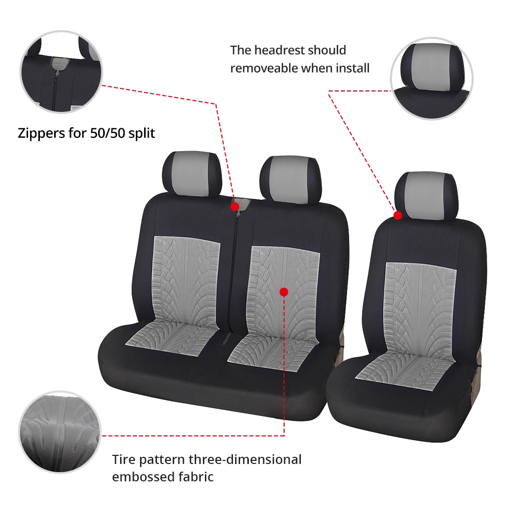 Universal Seats Covers High Quality Covers Car Interior Suitable For  Auto-schmuck (VII Bus 9 p2) - AliExpress