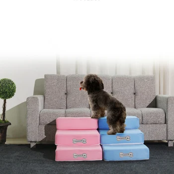 

Pet Stairs Mat Toys Pet Bed Stairs Puppy Cat Bed Cushion Mat 2 Step Folding Breathable Mesh Sofa Ramp Mat For Dog Cat Traning