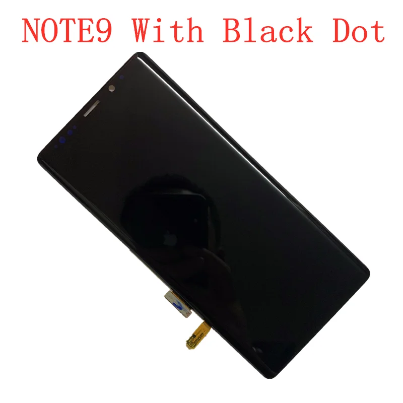 Оригинальный AMOLED ЖК-дисплей с черной точкой для SAMSUNG Note 9 N960U N960A N650F сенсорный