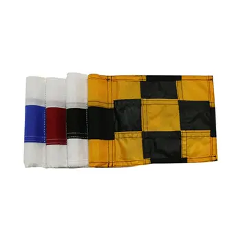 

Checkered Golf Flag with Tube Inserted Putting Green Flags for Yard Durable Tear Resistant Nylon Mini Pin Marks Outdoor