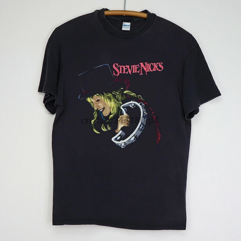 Редкая 1989 футболка Stevie затыкает обратно в другую сторону с зеркалом для концерта