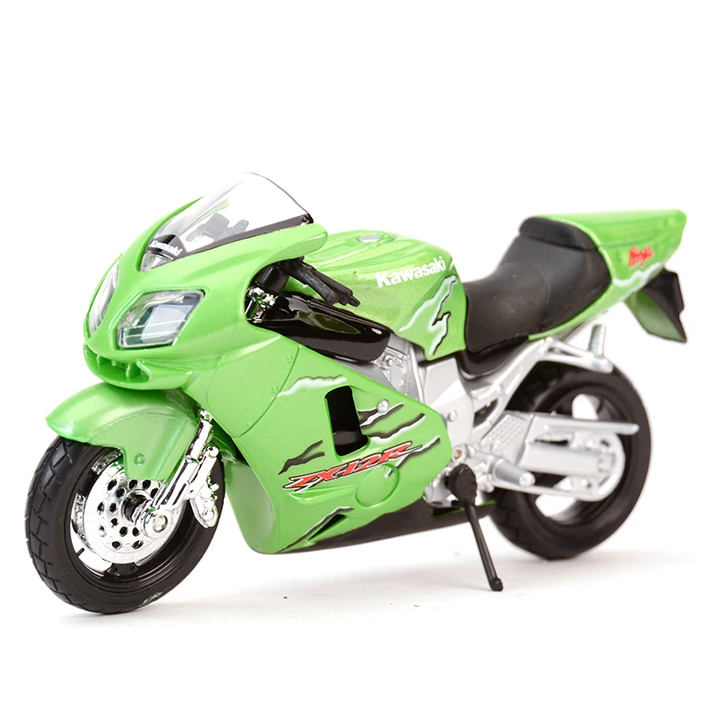 Maisto 1:18 Kawasaki H2 R Ninja ZX-10R 12R 14R 9R Vulcan Z1000 KX 250F литья под давлением модель мотоцикла из сплава игрушка - Цвет: Ninja ZX-12R