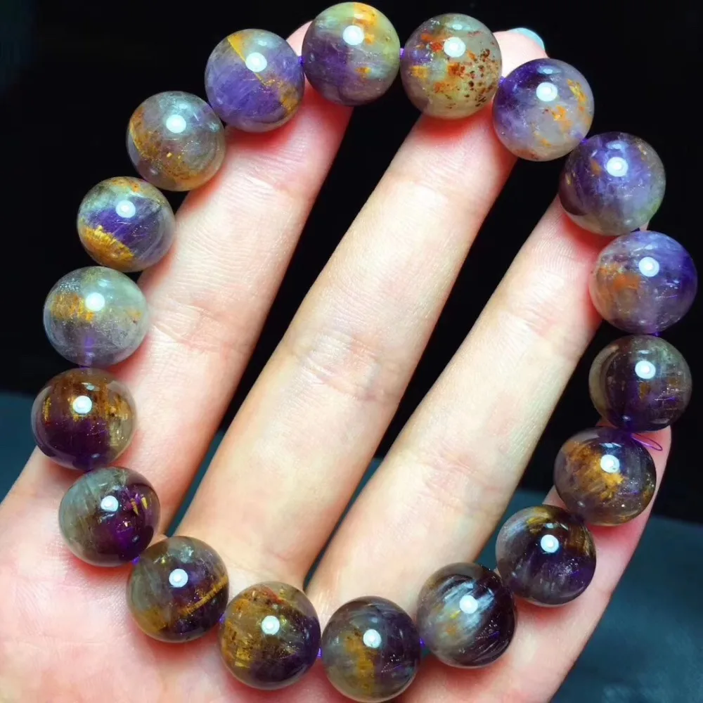 Purple Rutilated Quartz Bracelet (3)