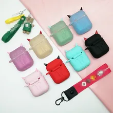 1 шт., мягкий силиконовый чехол devil, наушники для Airpods, Bluetooth, беспроводные наушники, защитный чехол для ушной раковины