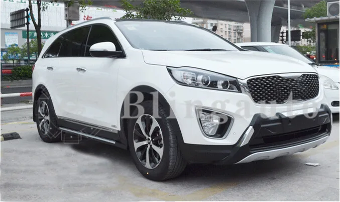 Подходит для KIA Sorento- 2 шт. Левая Правая Беговая доска боковые шаги nerf бар автомобиля педаль боковой лестницы