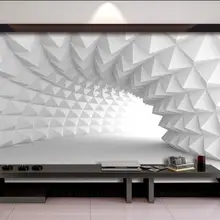 Фотообои Beibehang на заказ 3d туннель для удлинения пространства
