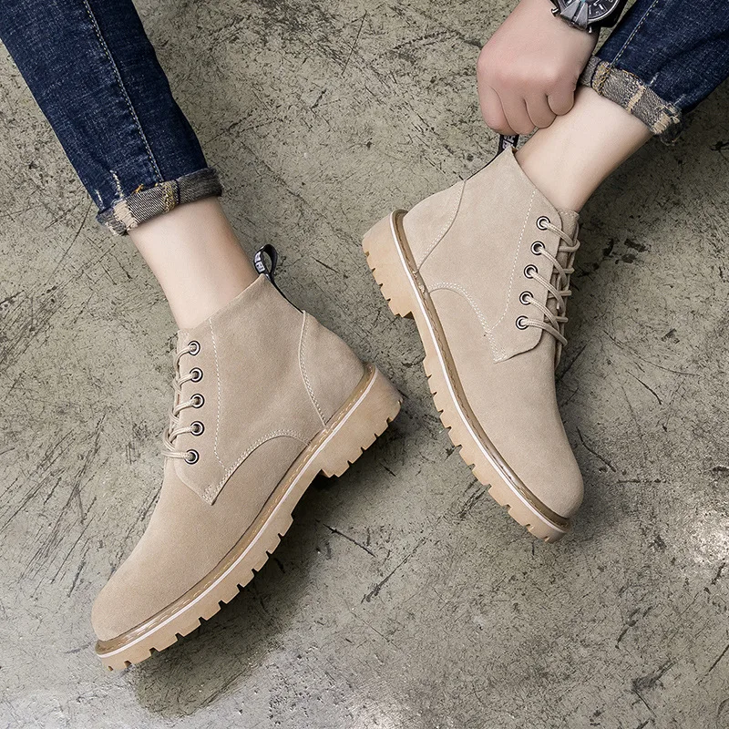 

Autumn And Winter New Style Hight-top MEN'S Casual Shoes Korean-style Trend of Fashion Martin Boots Vintage Motorcycle Boots 883