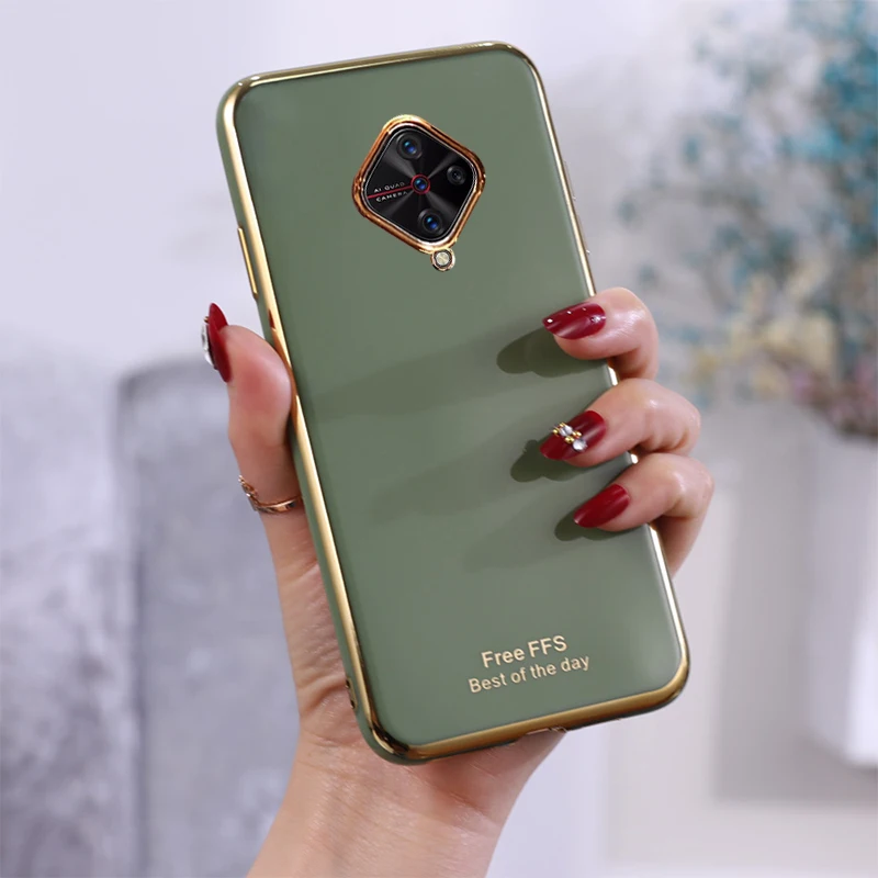Чехол-накладка для ViVO S1 Pro V17 Y9S S5 S6 Z6 мягкий силиконовый 6D гладкий тонкий
