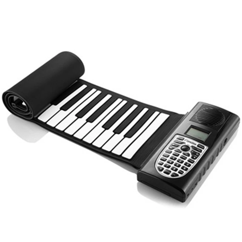 

Electric Roll Up Piano Portable Foldable 61 Keys Electronic Music Keyboard Piano