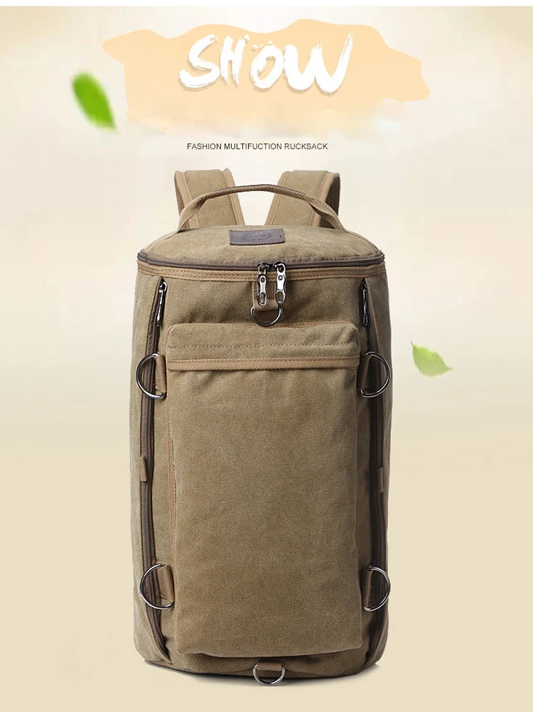 Новая многофункциональная сумка на плечо для мужчин и женщин, двойной рюкзак для компьютера, Холщовая Сумка, мужская сумка