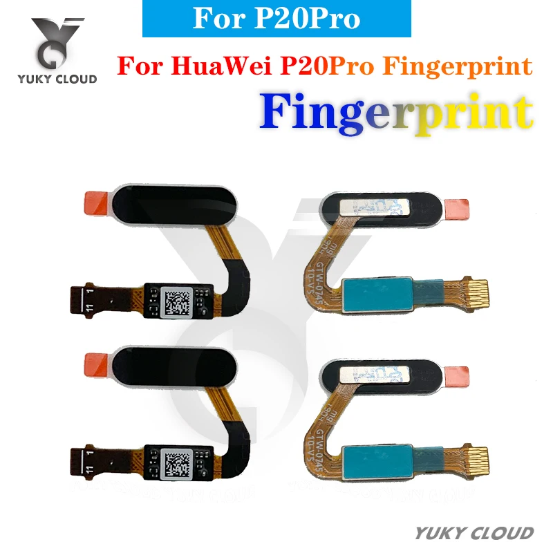 Для Huawei P20 Pro Fingerprint гибкий кабель для P20Pro домашняя кнопка сенсор сканер Замена