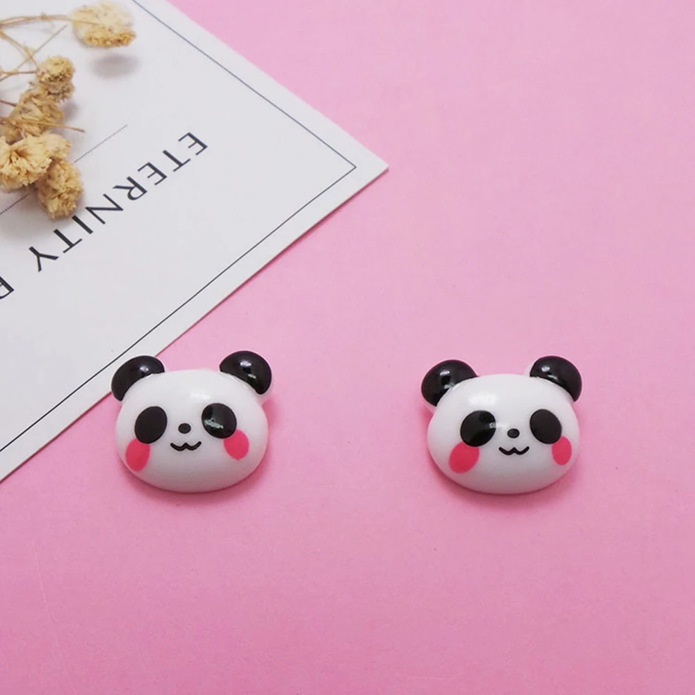 10 Pcs/lot Slime Charms for Slime Supplies Filler DIY Polymer Cute Panda Accessories Toy Model Tool for Kids Toys Gift