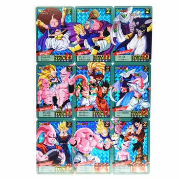

9pcs/set Majin Buu Dragon Ball Z Heroes Battle Card Ultra Instinct Game Collection Cards