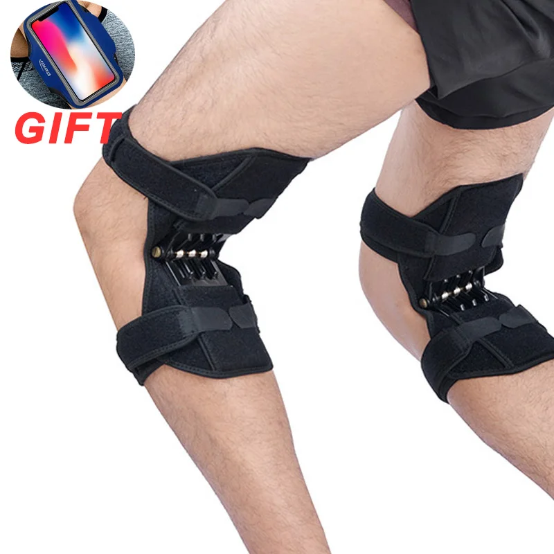 Price Joint Support Knee Pads Breathable Powerful Rebound Spring Force Knee Booster Knee Brace Support for Sports Climbing Power Lift