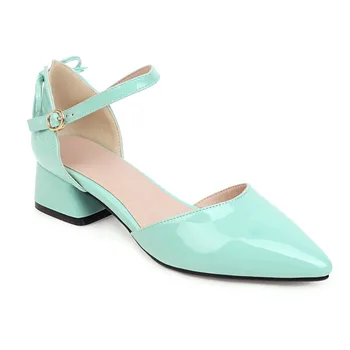 

Big Size Pointed bow shoes ladies high heels women shoes woman pumps