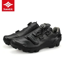 SANTIC Ультралегкая самофиксирующаяся велосипедная обувь для женщин, углеродная обувь для горного велосипеда, велосипедные кроссовки, спортивная дышащая велосипедная обувь для мужчин