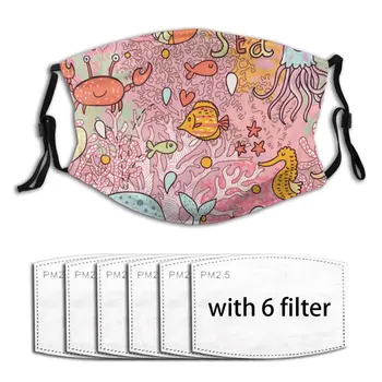 

Windproof Breathable Air Pollution 2020 Summer Face Masks Cartoon Fish PM2.5 Filter Protector Dust Haze Male