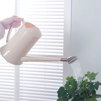 

2L Long Spout Kettle Household Plastic Watering Can Thicken Retro Watering Can Garden Watering Tool