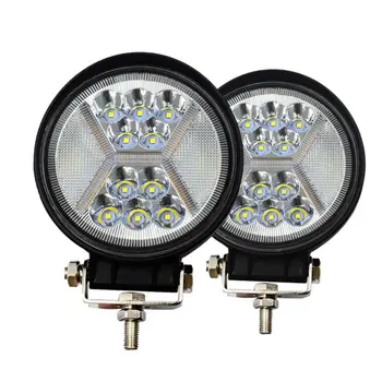 

Round LED Work light Off-Road Combo Beam Vehicle Waterproof White Lamp
