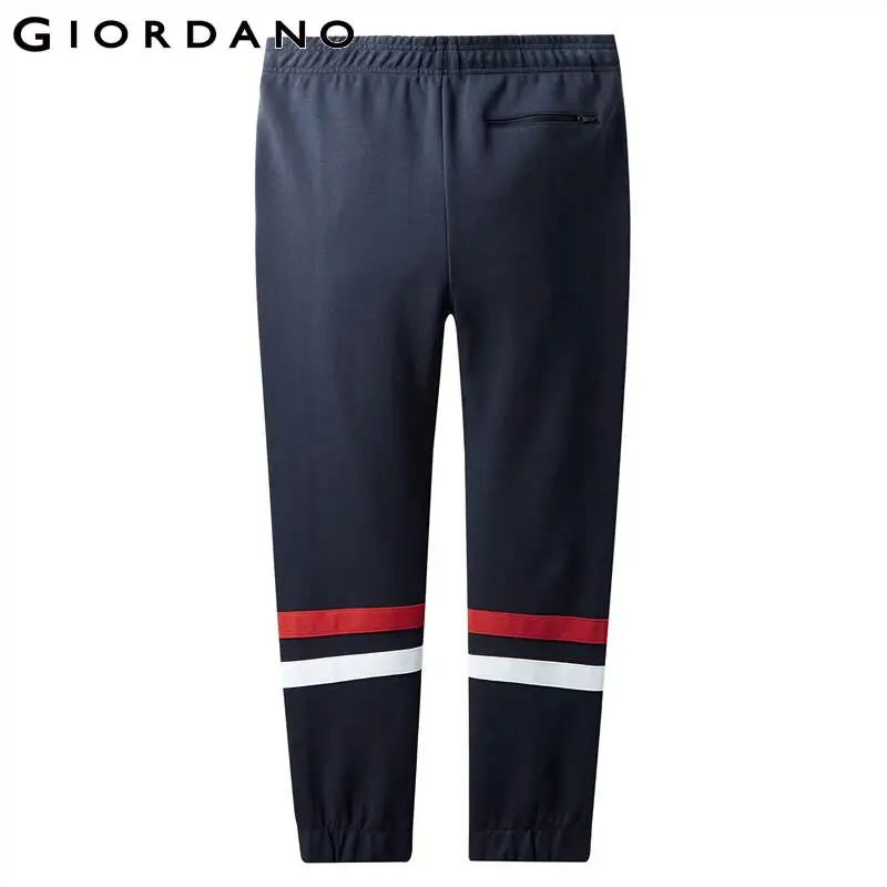 Giordano мужские спортивные брюки на шнурке из двухсторонней ткани, данная модель выполнена в нескольких цветовых решениях