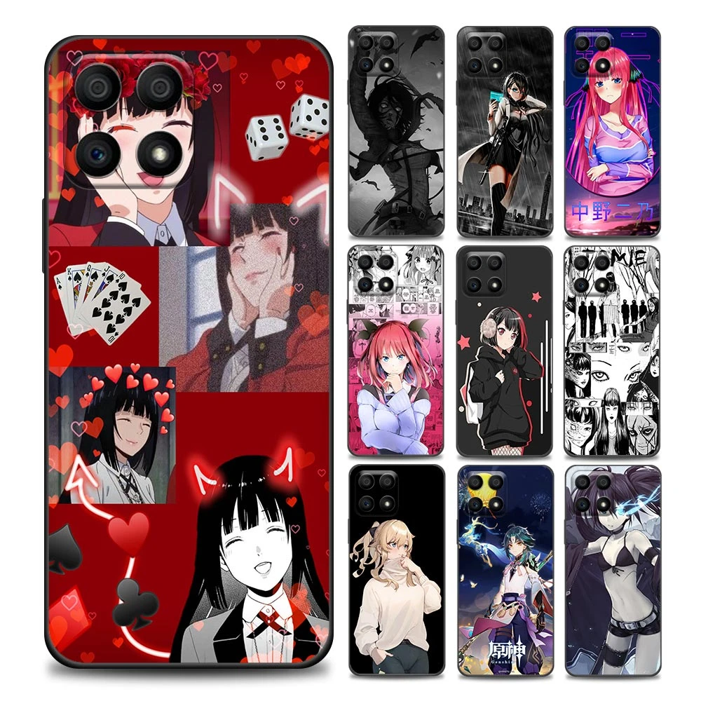 Anime Girl Japan Comics Phone Case For Honor 8x 8s 9s 9c 9a 9x Case Play 50 10 e 30i Pro Lite Youth Soft Silicone Cover Phone Case Covers Aliexpress