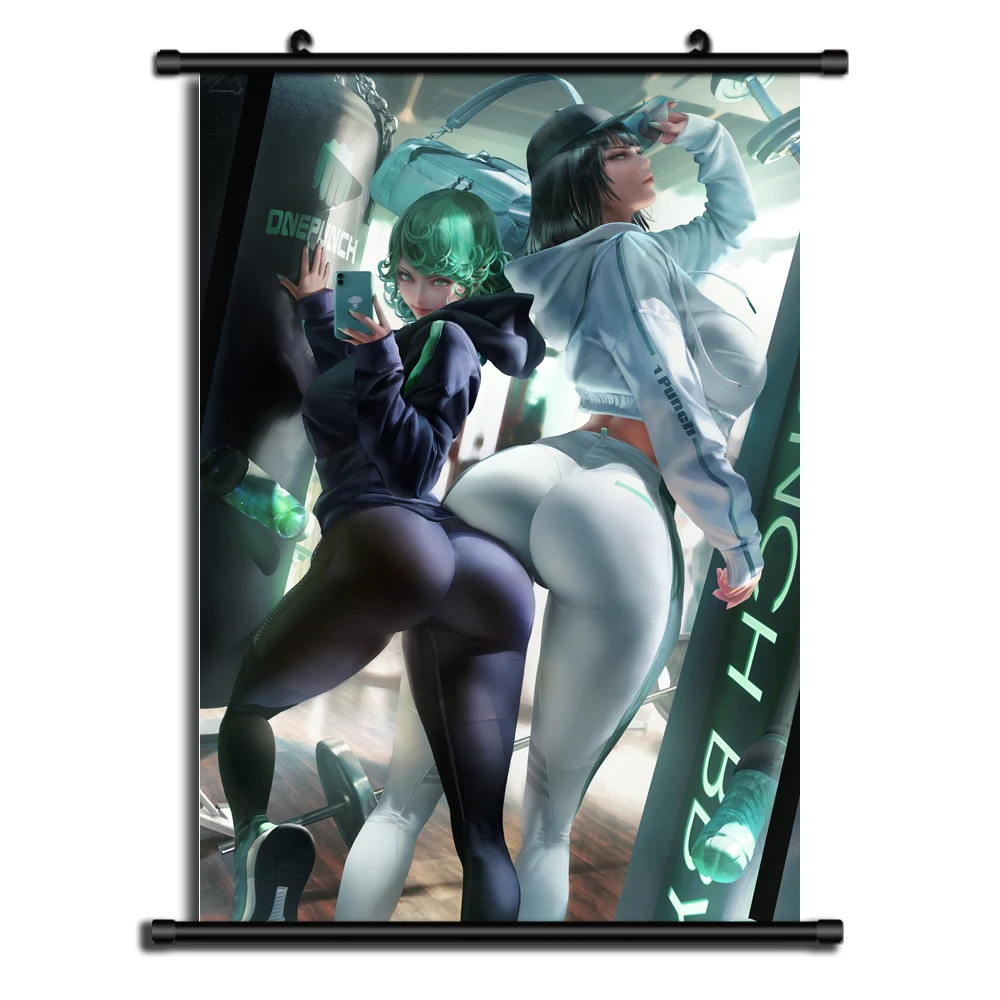 Аниме One Punch Man Senritsu no Tatsumaki Jigoku Fubuki тканевый цветной настенный плакат домашний