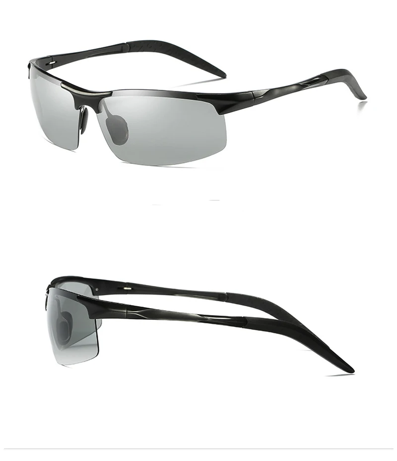 CoolPandas брендовые классические алюминиево-магниевые солнцезащитные очки поляризованные мужские защитные для вождения фотохромные очки сменные цветные линзы мужские
