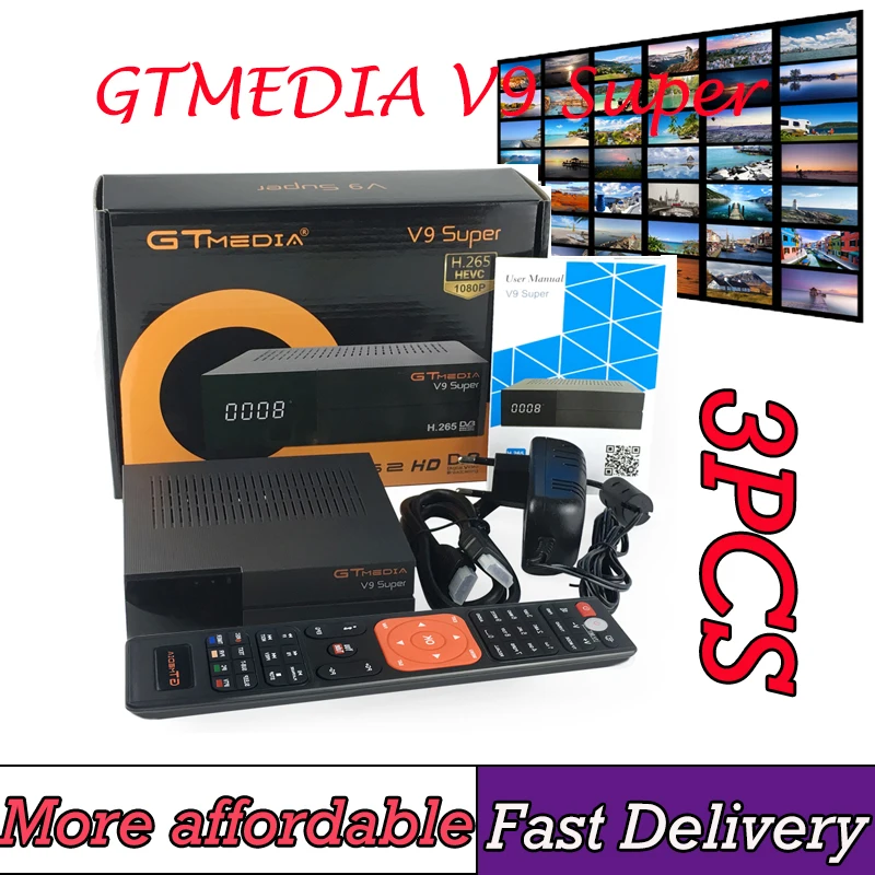 GTMEDIA V8 Nova DVD S2 бесплатно 2 года Испания Европа cccam сервер 1080p спутниковый ресивер satfinder gtmedia V8 коробка ТВ же как v9 - Цвет: V8 Nova With cccam